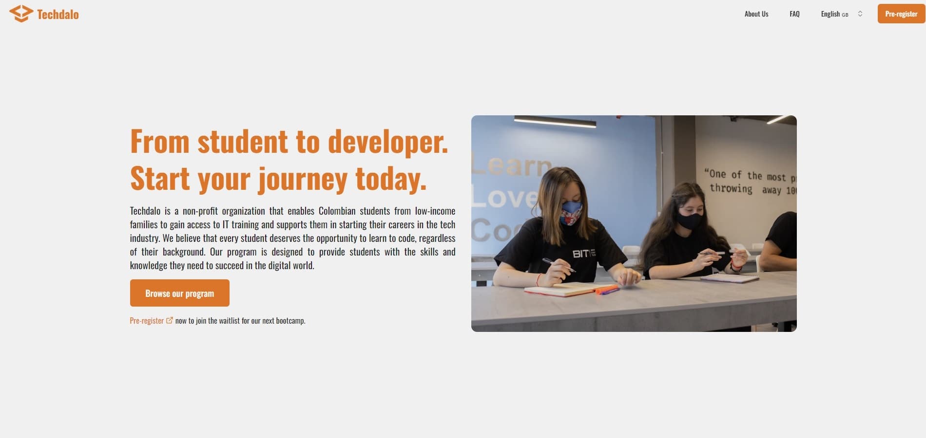 Image of Techdalo Website